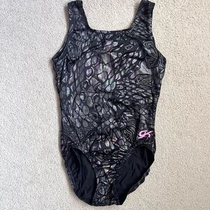 GK Black and Iridescent Leotard